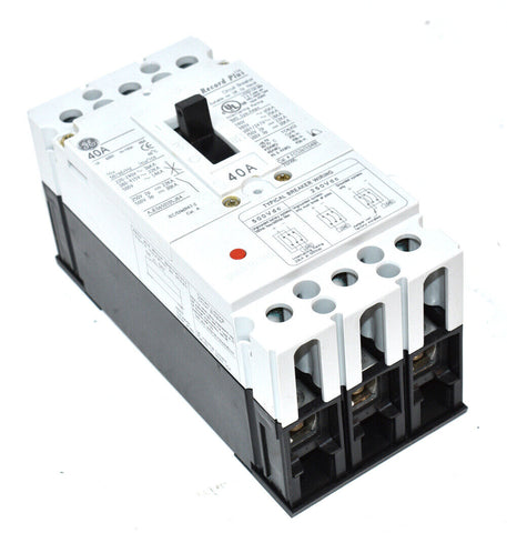 GE FCS36TE040R1 Circuit Breaker, 40A, 480VAC, 3-Pole