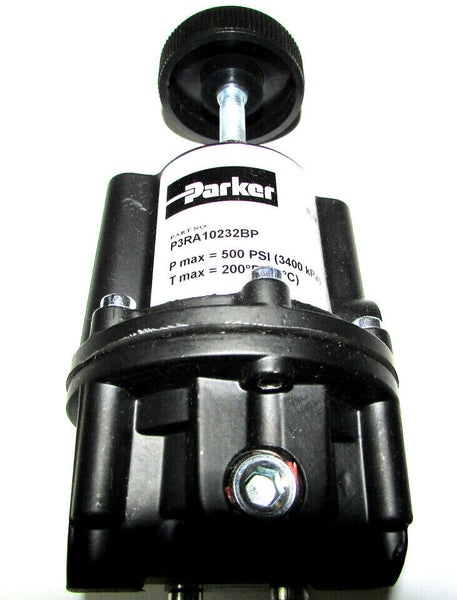 Parker P3RA10232BP | Pneumatic Precision Regulator | P max 500PSI New