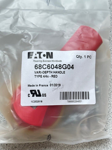 NEW Eaton 68C6048G04 Red Vari-depth Handle LG Frame Type 4 / 4X