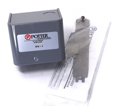 POTTER IFS-1 Industrial Flow Switch, SPDT, 15 AMP, 120V