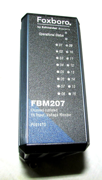 Foxboro by Schneider FBM207 Channel Isolated 16 Input Voltage Monitor P0914TD