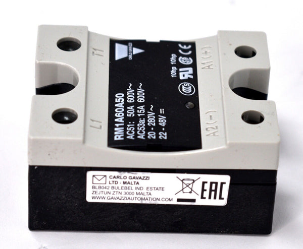 CARLO GAVAZZI RM1A60A50 Solid State Relay 600V 50A