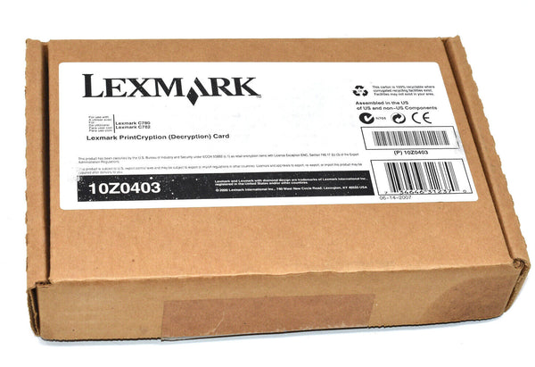 Lexmark 10Z0403 PrintCryption Card for Printer (10Z0403)