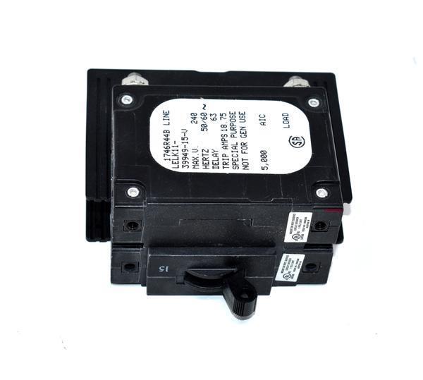 Sensata Line LELK11-39949-15-V | Circuit Breaker 15A - 250V - 2pole | Airpax