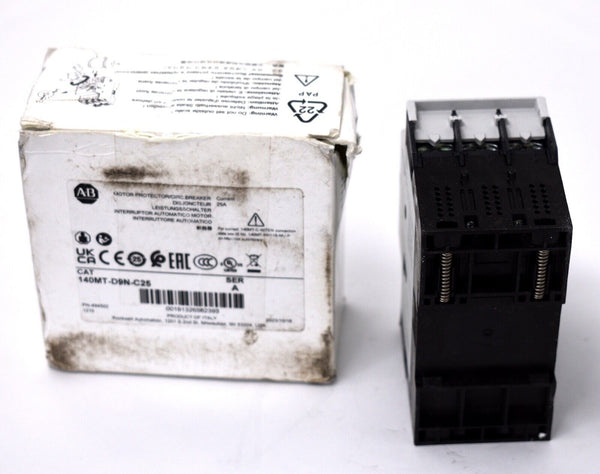 ALLEN-BRADLEY 140MT-D9N-C25 Motor Protector Circuit Breaker DIN Rail Mounting