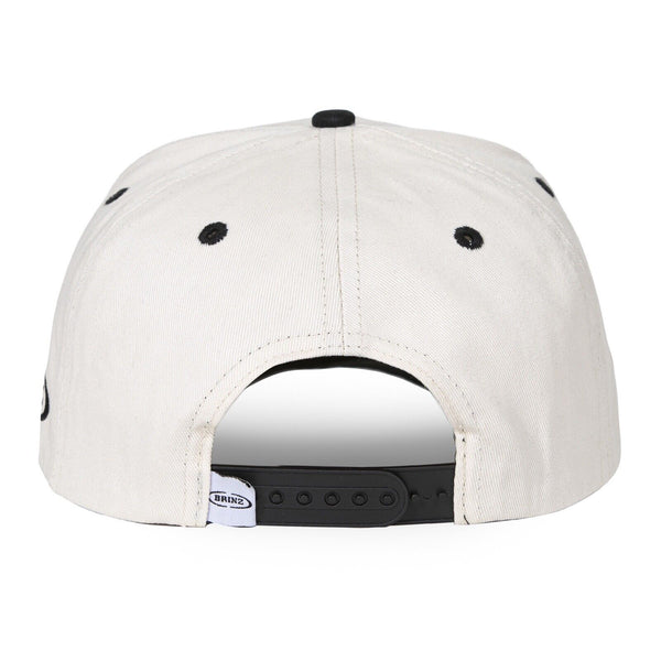 Brinz Gas Mask Skull Snapback Adjustable Hat Two-Tone