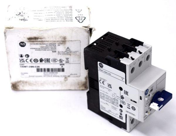 ALLEN-BRADLEY 140MT-D9N-C25 Motor Protector Circuit Breaker DIN Rail Mounting