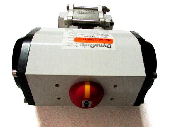 DynaQuip Pneumatic Actuator Model 1AWR7  1000 psi CWP | Ball Valve 1 1/2in