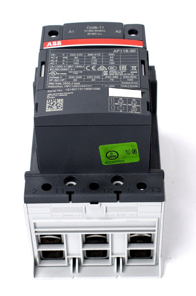 Abb AF116-30 Contactor 100-250v-ac/dc 250a Amp 75hp