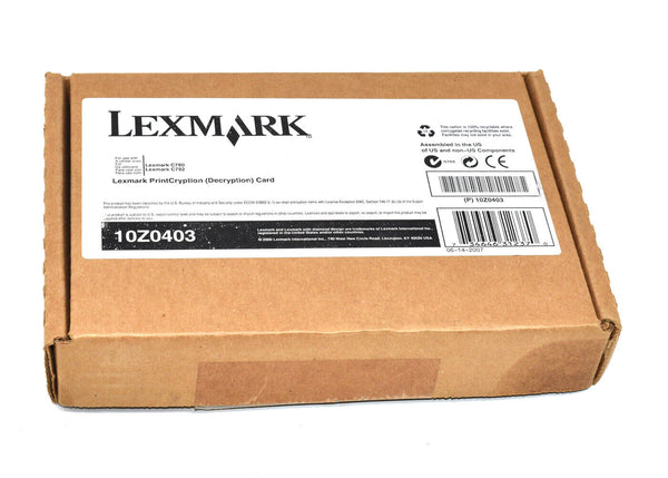 Lexmark 10Z0403 PrintCryption Card for Printer (10Z0403)