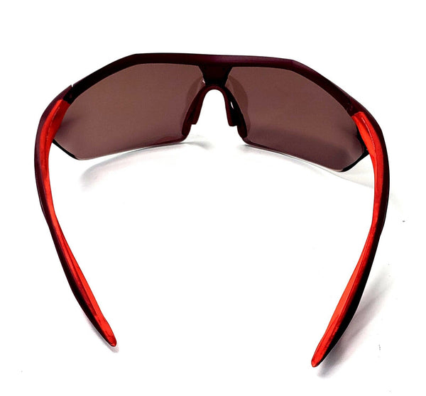 Nike Vaporwing E EV0944 600 Sunglasses Matte Team Red Speed Tint with Nike Case