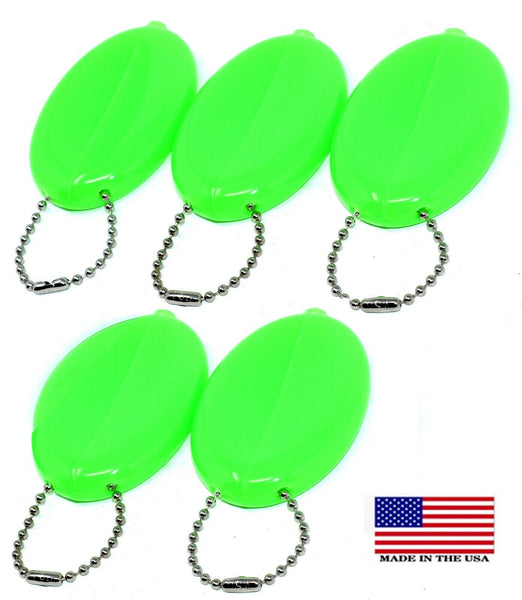 Made in USA Oval Squeeze Purses 5 New Units | Holds Small Items - Coins - Keys