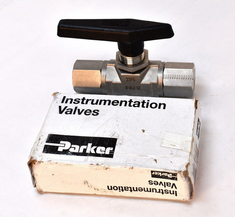 Parker 8F-B8LJ2-SSP Stainless Steel Ball Valve 1/2" 6000 PSI WOG