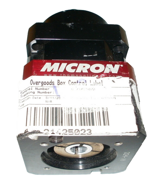 Micron X-True 80 Gearbox XT080-050-0-RM090-19 65-120404-G895 THOMSON INDUSTRIES