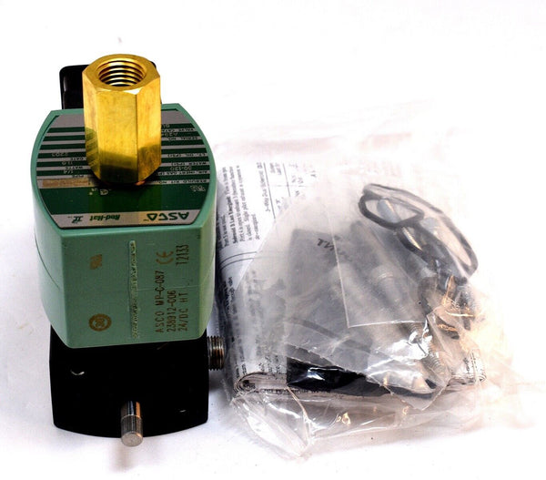 ASCO SU8551G401MS Solenoid Valve, 24V, 1/4" Port Size, 150 PSI Max