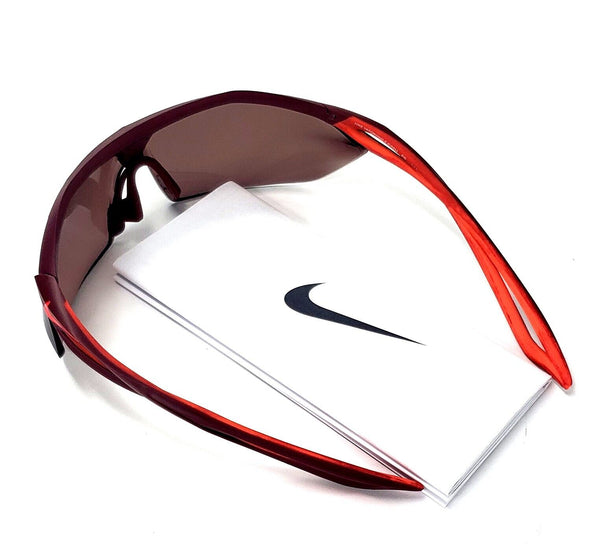 Nike Vaporwing E EV0944 600 Sunglasses Matte Team Red Speed Tint with Nike Case