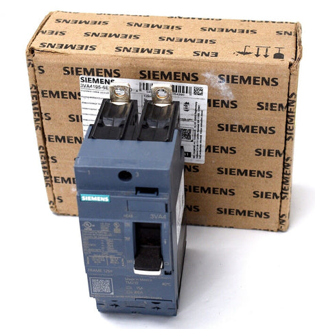 SIEMENS 3VA4195-6ED24-0AA0 Molded Case Circuit Breaker 15A 2 Pole 600Y/347V