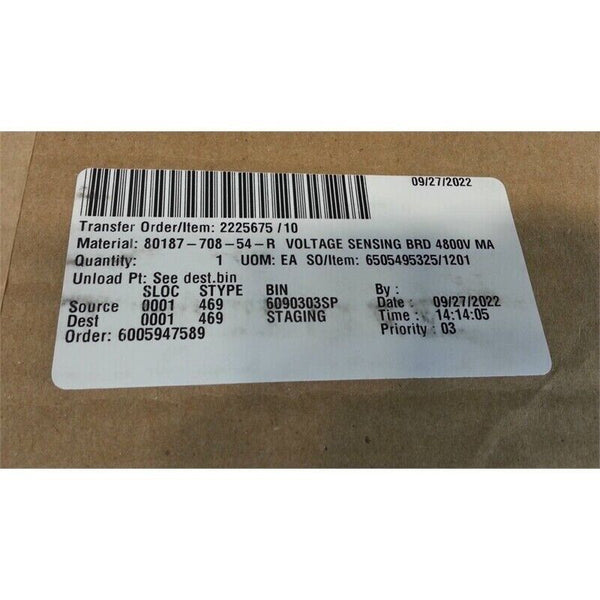 Allen Bradley 80187-708-54-R Voltage Sensing Board 4800V Max