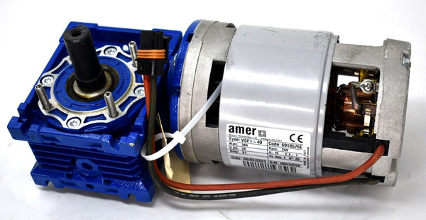 AMER VSF1-40 24v Right Angle Worm Gear Motor for Brush Floor Machine