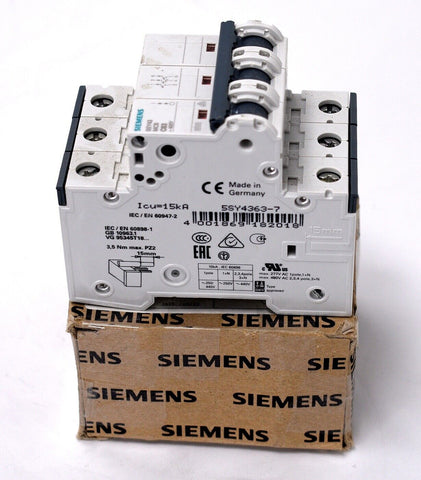 SIEMENS 5SY4363-7 CIRCUIT BREAKER