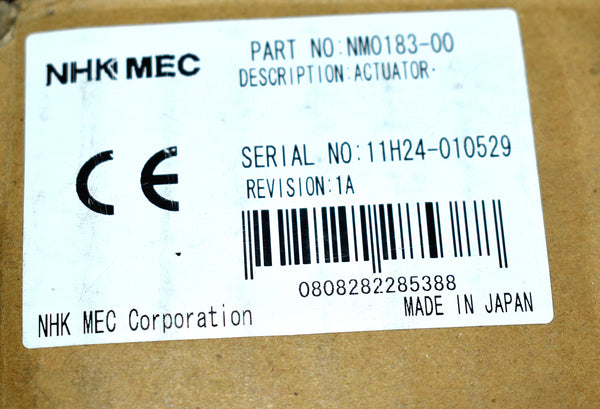 NHK MEC NM0183-00 Actuator New