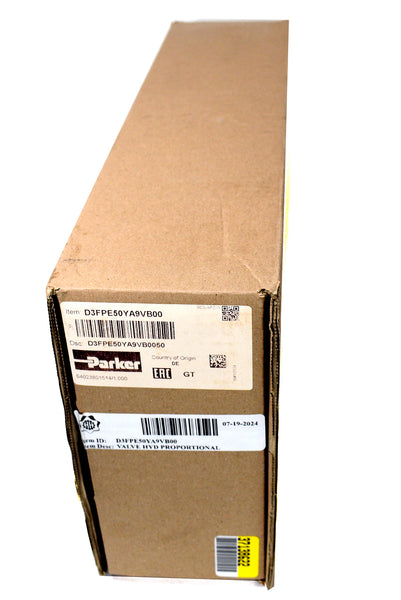 Parker D3FPE50YA9VB00 Direct Operated Proportional Directional Control Valve