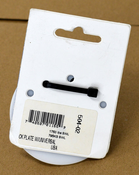 New SCHAEFER 2 7/8" X 1 1/2" Deck Plate Sail 504-02 Sailboat Sailing 5 Series