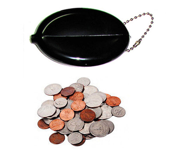 Oval Squeeze Purse 5 Unit Set | Holds Change & Small items Secure | Made in USA