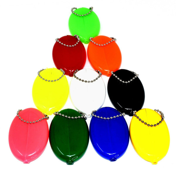 Oval Squeeze Purses | 10 Unit Pack Made in USA | Popular Colors Vintage Design