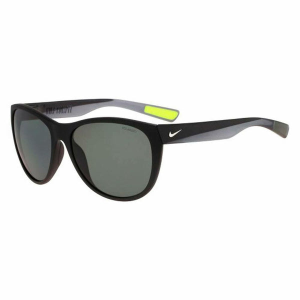 Nike EV0953-00 Golf Compel P Sunglasses Matte Black Silver Polarized Grey + Case