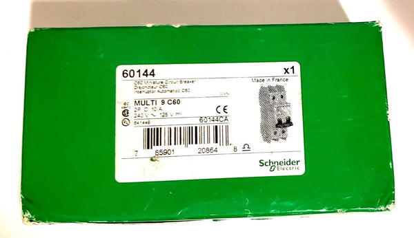 Schneider Electric 60144 Multi 9 C60 | Miniature Circuit Breaker 10A 240V 125V