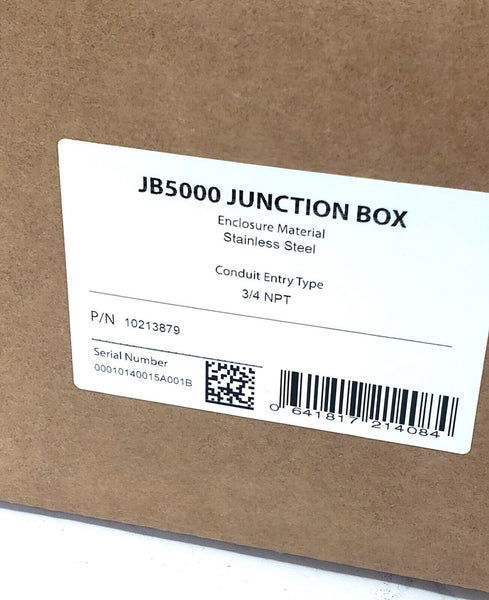 MSA JB5000 Stainless Steel Junction Box, 3 Outlets, 3/4 NPT
