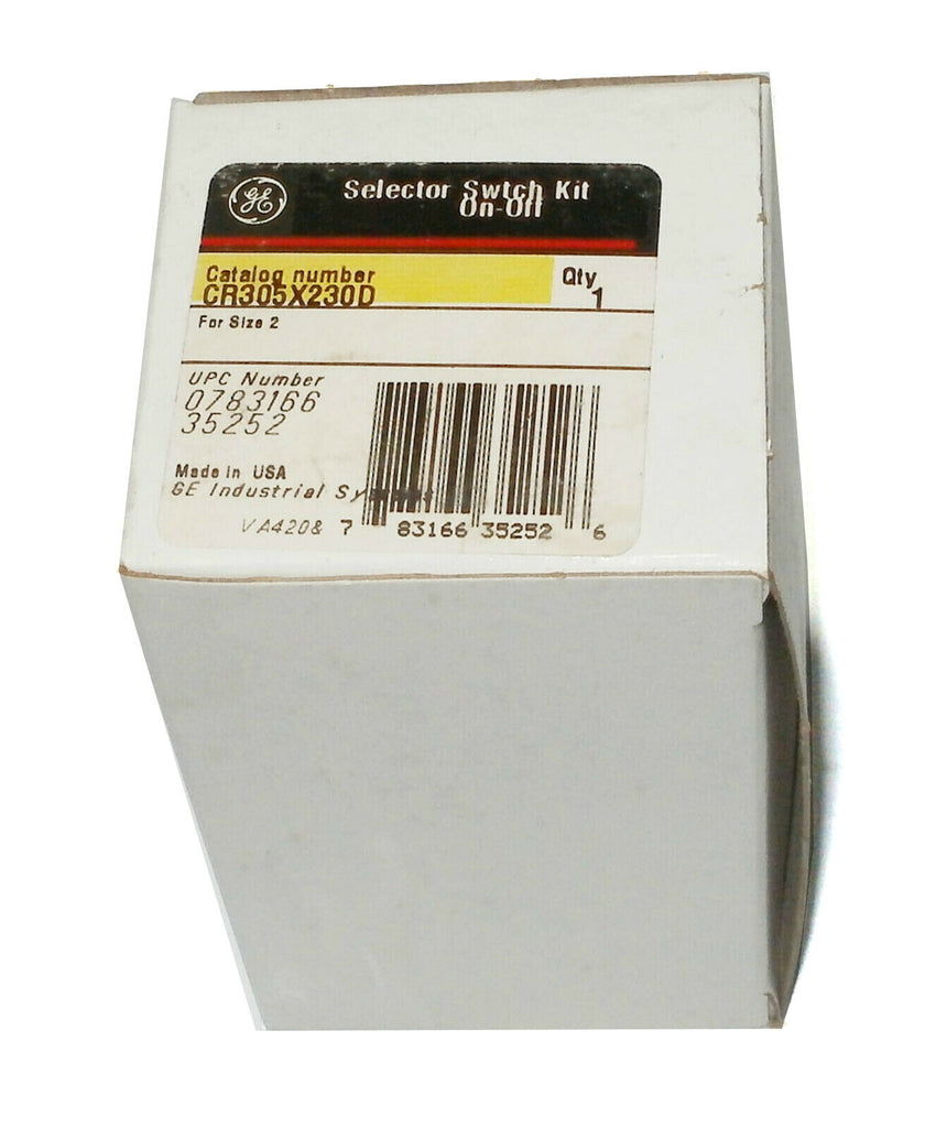 GE CR305X230D SELECTOR SWITCH (NIB)