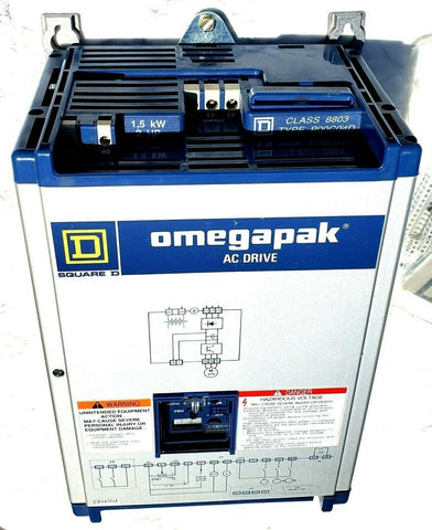 Square D Omegapak AC Drive P00CO4D | 2 HP 1.5KW - 3 Phase 460 VAC | New in Box
