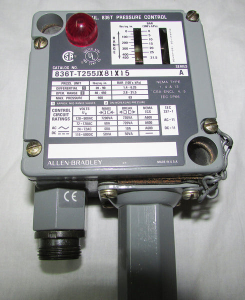 New Allen Bradley 836T-T255JX81X15 pressure switch