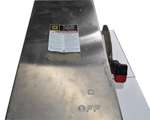 Square D H363DSEI 100 AMP | 600 VOLT STAINLESS STEEL FUSIBLE DISCONNECT
