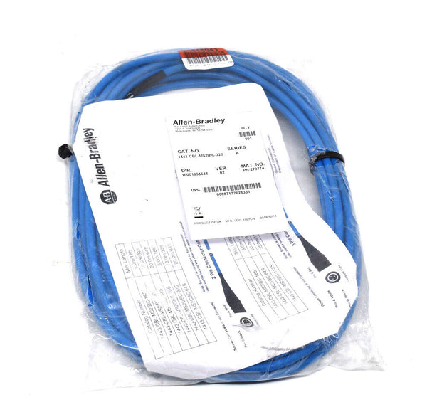 Allen-Bradley 1443-CBL-MS2IBC-32S | Sensor Cable, 2-Pin, 10m, Blue