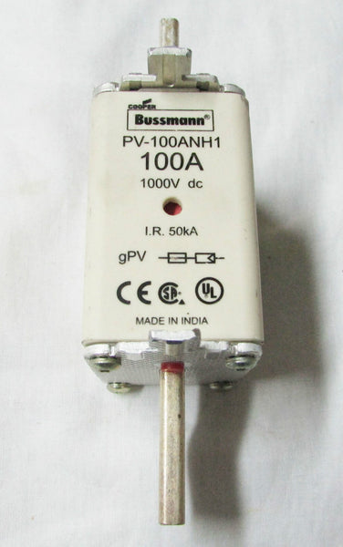 Bussman PV-100ANH1 NH1 Photovoltaic Fuse Link 1000V DC