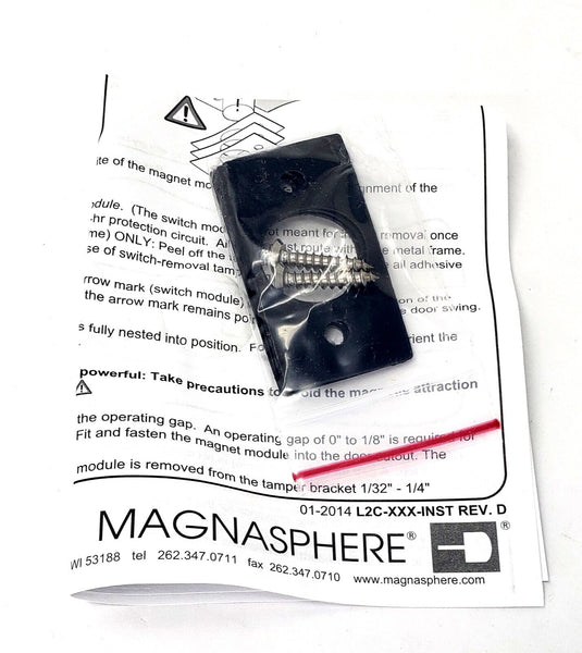 Magnasphere HSS-L2C-101 Single Alarm Contact, Closed Loop, 1" Diameter Recessed