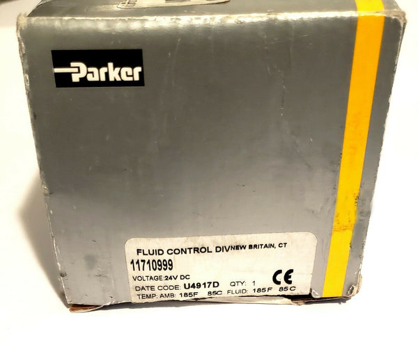 Parker 11710999 Solenoid Valve 24V DC | E4110 R-000297 Chart PSI15-250 -10 Watts