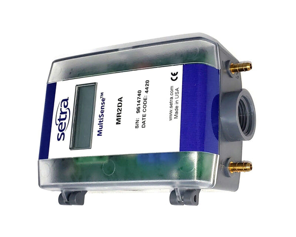 Setra MR2DA Air Differential Pressure Transmitter, ±1.0%, 0-10" WC,