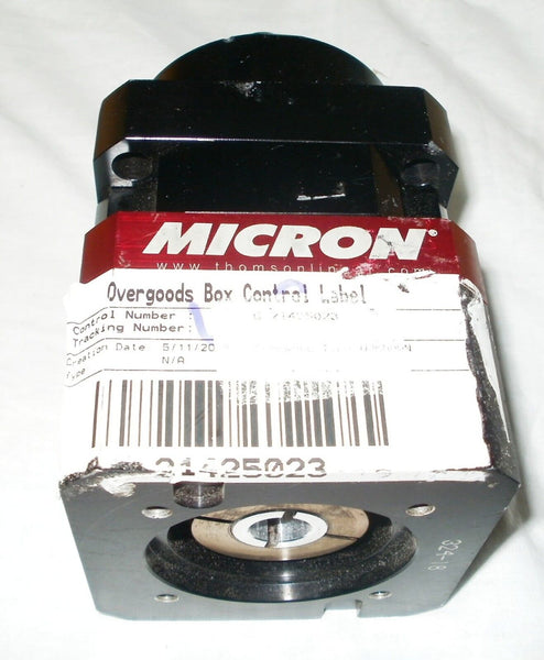 Micron X-True 80 Gearbox THOMSON INDUSTRIES XT080-050-0-RM090-19  65-120404-G895