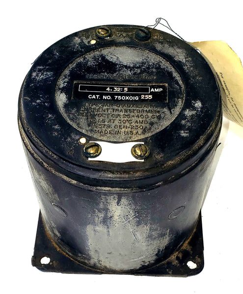 GENERAL ELECTRIC 750X0IG255 | TRANSFORMER AUXILIARY CURRENT