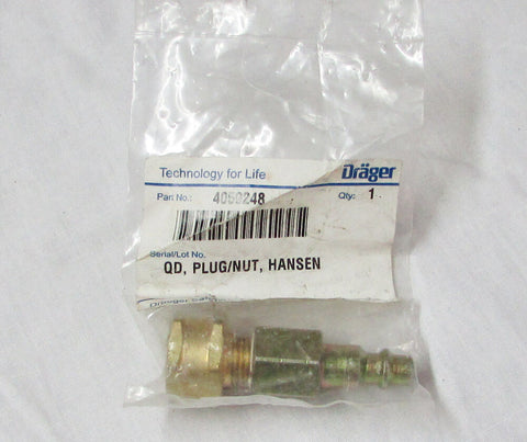 Drager Safety 4059248 Hansen Brass Plug & Nut