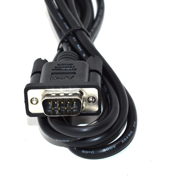 APC Molded DB9 Male To RJ11 6P6C | 2 Telephone Jack Plug Adapter Cable 6 FT