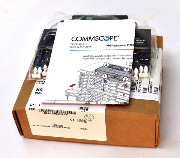 CommScope NG4-MMDKE0L000 NG4access MPO Module, Single-mode, LC/UPC-MPO 12 Fiber