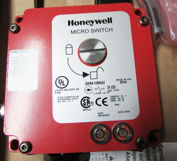 Honeywell GKRA14M6A2 Switch Safety Interlock