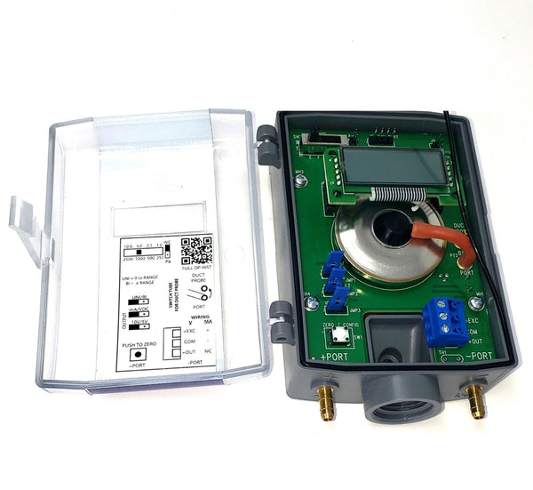 Setra MR2DA Air Differential Pressure Transmitter, ±1.0%, 0-10" WC,