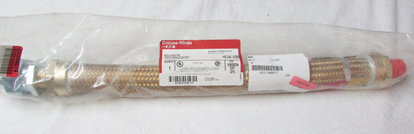 Cooper Crouse-Hinds ECLK215 15" Flexible Conduit 3/4" Male/Female Coupling
