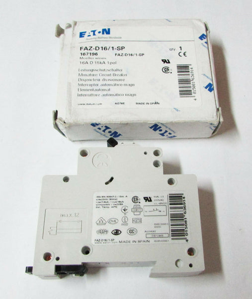 Eaton FAZ-D16/1-SP Miniature Circuit Breaker